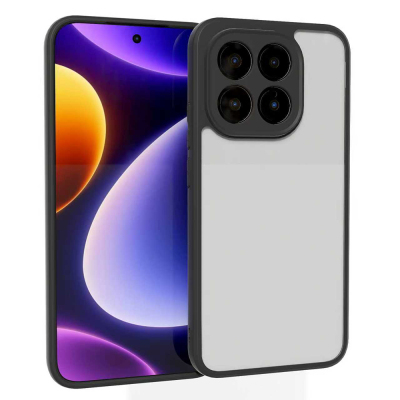 Xiaomi 15T Case Camera Protection Transparent Back Surface Zore New Roll Cover Black