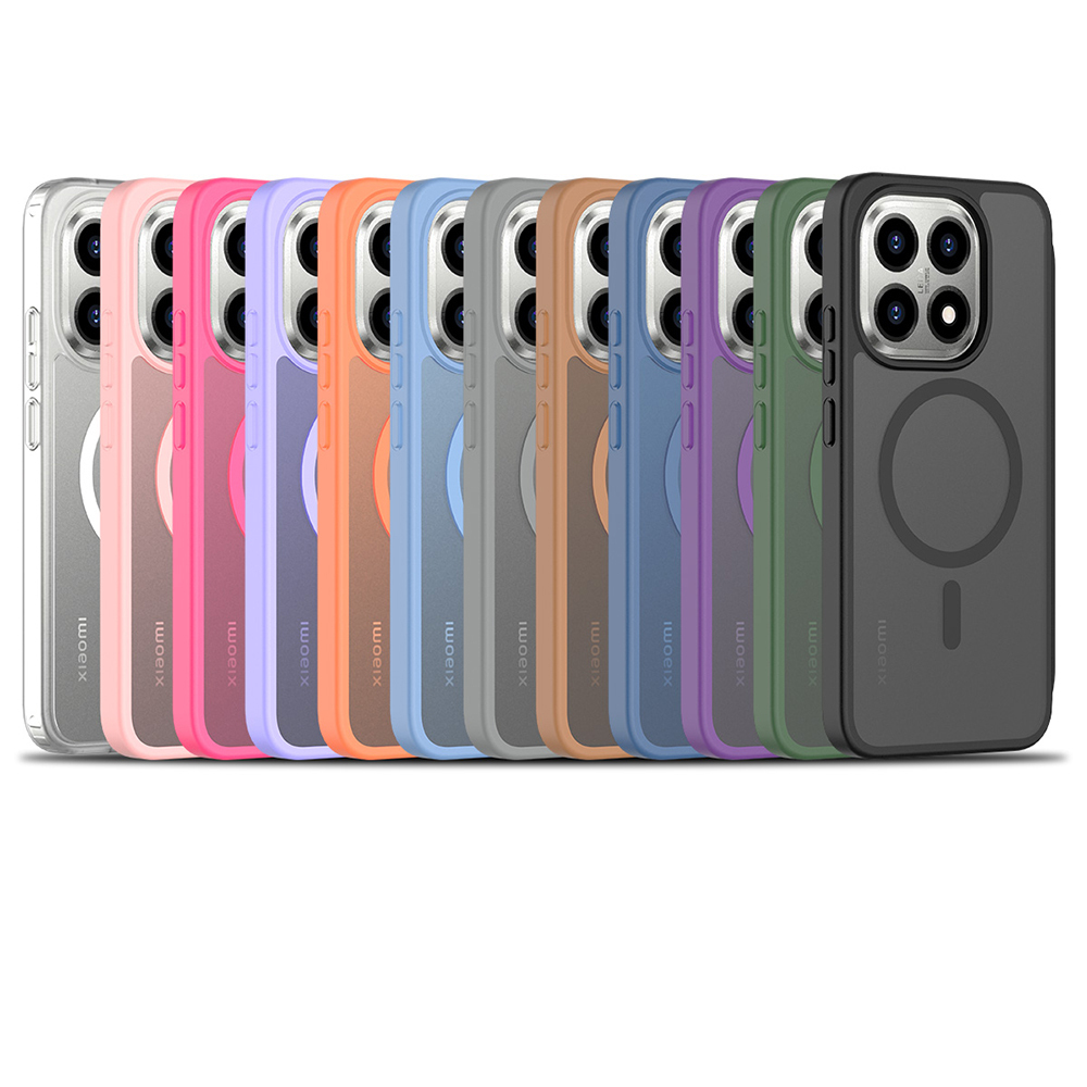 Xiaomi 15T Case Hard PC Back Surface Wireless Charging Feature Zore Flet M-safe Cover - 8