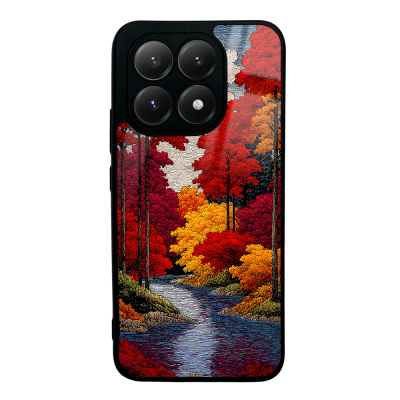 Xiaomi 15T Case with Camera Protector, Patterned Zore Lusi Cover Ağaçlar