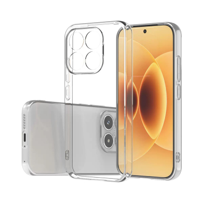 Xiaomi 15T Case Zore Super Silicone Cover Şeffaf