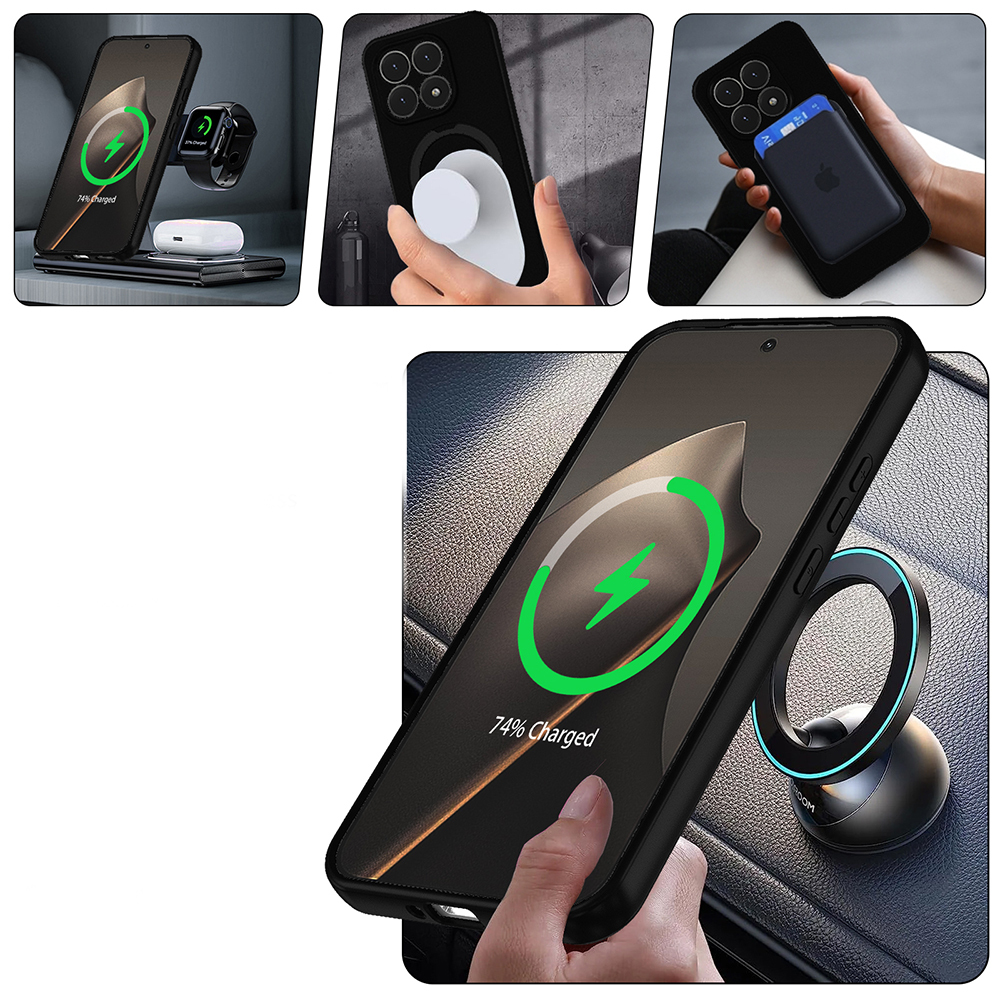 Xiaomi 15T Kılıf M-safe Şarj Özellikli Standlı Zore Samara Kapak - 9