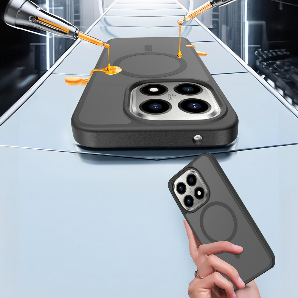 Xiaomi 15T Kılıf Sert PC Arka Yüzey Wireless Şarj Özellikli Zore Flet M-safe Kapak - 6