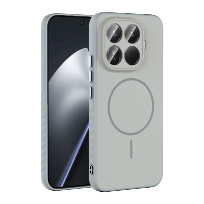 Xiaomi 15T Pro Case M-safe Charging Feature Zore Tea Cover Silver