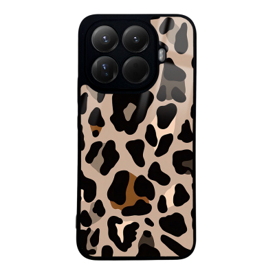 Xiaomi 15T Pro Case with Camera Protector, Patterned Zore Lusi Cover Leopar