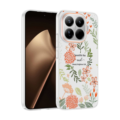 Xiaomi 15T Pro Kılıf Kamera Korumalı Desenli Zore Klip Kapak Beautiful