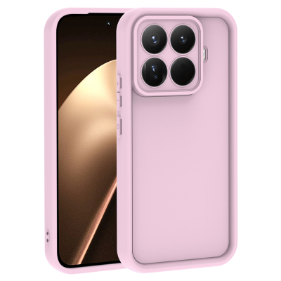 Xiaomi 15T Pro Kılıf Kamera Korumalı Zore Ananas Kapak Pembe