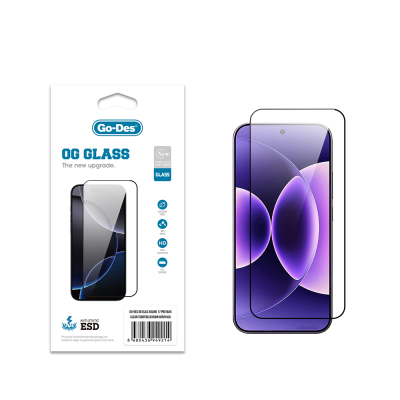 Xiaomi 17 Pro Max Go Des OG Glass Antistatic Tempered Glass Screen Protector Şeffaf