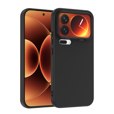 Xiaomi 17 Pro Max Kılıf Zore Mara Lansman Kapak Siyah