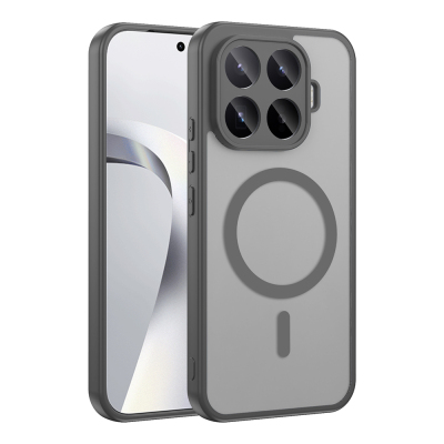 Xiaomi 17T Pro Case with M-safe Charging Feature, Zore Flat Cover Grey