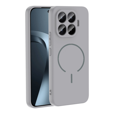 Xiaomi 17T Pro Case with M-safe Charging Feature Zore Meta Cover Titanyum-Gri