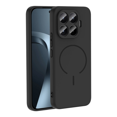 Xiaomi 17T Pro Case with M-safe Charging Feature Zore Meta Cover Black