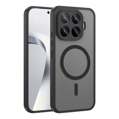 Xiaomi 17T Pro Kılıf M-safe Şarj Özellikli Zore Babet Kapak Siyah