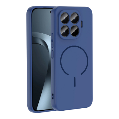 Xiaomi 17T Pro Kılıf M-safe Şarj Özellikli Zore Meta Kapak Lacivert