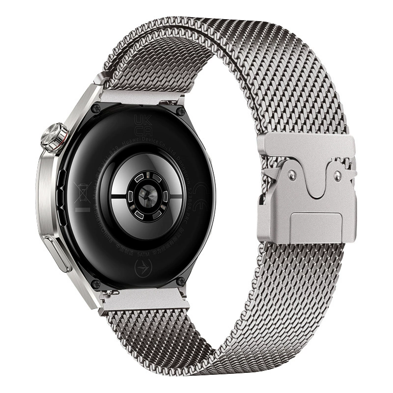 Xiaomi Amazfit Pace Zore KRD-25 22mm Metal Hasır Kordon - 6