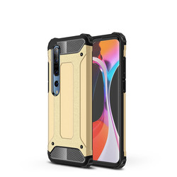 Xiaomi Mi 10 Case Zore Crash Silicon Cover Gold