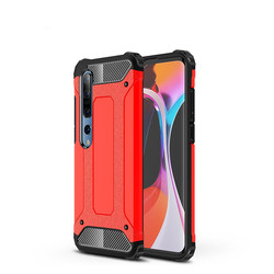 Xiaomi Mi 10 Case Zore Crash Silicon Cover Red
