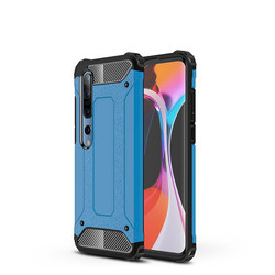 Xiaomi Mi 10 Case Zore Crash Silicon Cover Blue