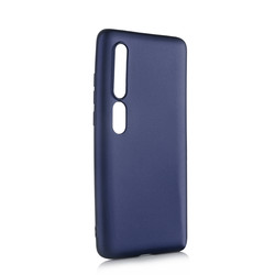 Xiaomi Mi 10 Case Zore Premier Silicon Cover Navy blue