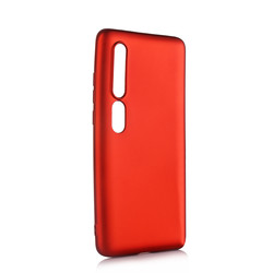 Xiaomi Mi 10 Kılıf Zore Premier Silikon Kapak Kırmızı
