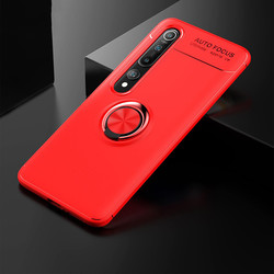 Xiaomi Mi 10 Kılıf Zore Ravel Silikon Kapak Kırmızı