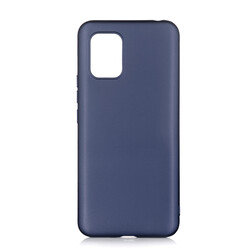 Xiaomi Mi 10 Lite Case Zore Premier Silicon Cover Navy blue
