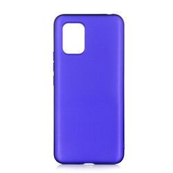Xiaomi Mi 10 Lite Case Zore Premier Silicon Cover Saks Blue