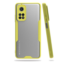 Xiaomi Mi 10T 5G Case Zore Parfe Cover Yellow