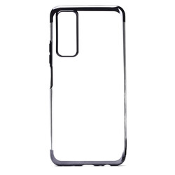 Xiaomi Mi 10T 5G Case Zore Dört Köşeli Lazer Silicon Cover Black