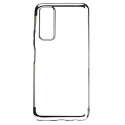 Xiaomi Mi 10T 5G Case Zore Dört Köşeli Lazer Silicon Cover Grey