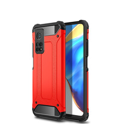 Xiaomi Mi 10T 5G Case Zore Crash Silicon Cover Red