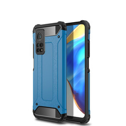 Xiaomi Mi 10T 5G Case Zore Crash Silicon Cover Blue