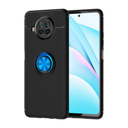 Xiaomi Mi 10T Lite 5G Case Zore Ravel Silicon Cover Black-Blue