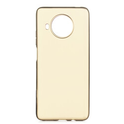 Xiaomi Mi 10T Lite 5G Kılıf Zore Premier Silikon Kapak Gold