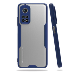 Xiaomi Mi 10T Pro 5G Case Zore Parfe Cover Navy blue