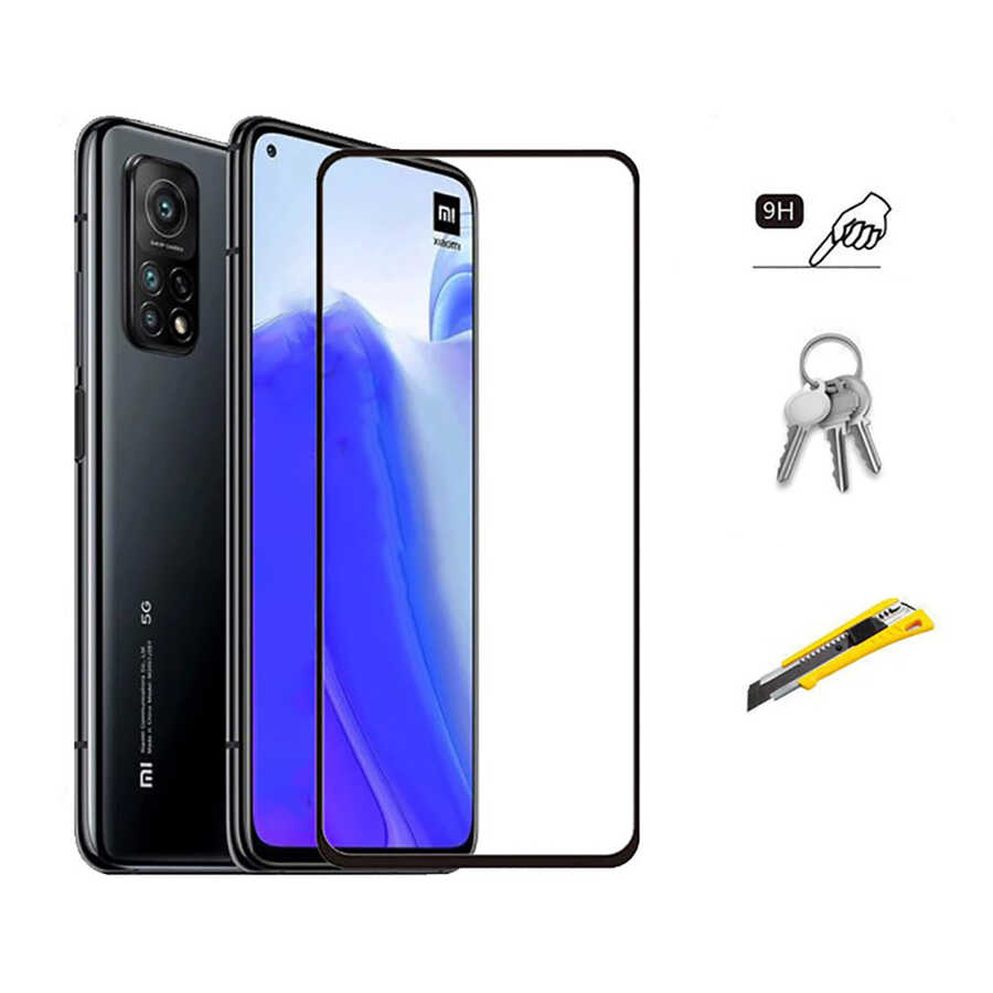 Xiaomi Mi 10T Pro 5G Zore Kenarları Kırılmaya Dayanıklı Cam Ekran Koruyucu - 7