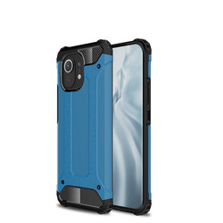 Xiaomi Mi 11 Case Zore Crash Silicon Cover Blue