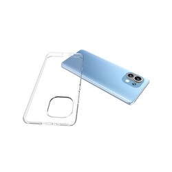 Xiaomi Mi 11 Case Zore Süper Silikon Cover Colorless