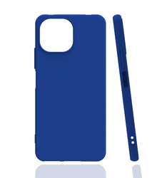 Xiaomi Mi 11 Lite Case Zore Biye Silicon Blue