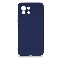 Xiaomi Mi 11 Lite Case Zore Mara Lansman Cover Navy blue