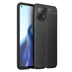 Xiaomi Mi 11 Lite Case Zore Niss Silicon Cover Black