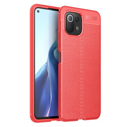 Xiaomi Mi 11 Lite Case Zore Niss Silicon Cover Red