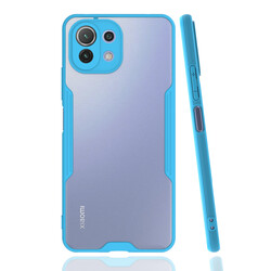 Xiaomi Mi 11 Lite Case Zore Parfe Cover Blue