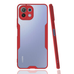 Xiaomi Mi 11 Lite Case Zore Parfe Cover Red