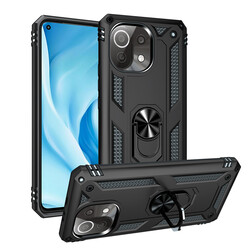 Xiaomi Mi 11 Lite Case Zore Vega Cover Black