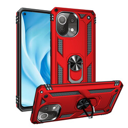 Xiaomi Mi 11 Lite Case Zore Vega Cover Red