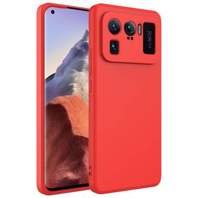 Xiaomi Mi 11 Ultra Case Zore Mara Lansman Cover Red