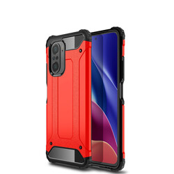 Xiaomi Mi 11İ Case Zore Crash Silicon Cover Red