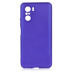 Xiaomi Mi 11İ Case Zore Premier Silicon Cover Saks Blue