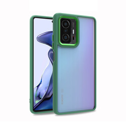 Xiaomi Mi 11T 5G Case Zore Flora Cover Green