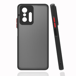 Xiaomi Mi 11T 5G Case Zore Hux Cover Black